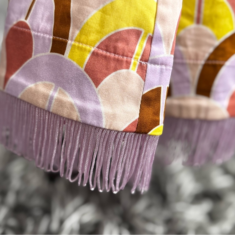 Cara Cara Vibrant Arch Mini Skirt with Fringe - Picture 9 of 10
